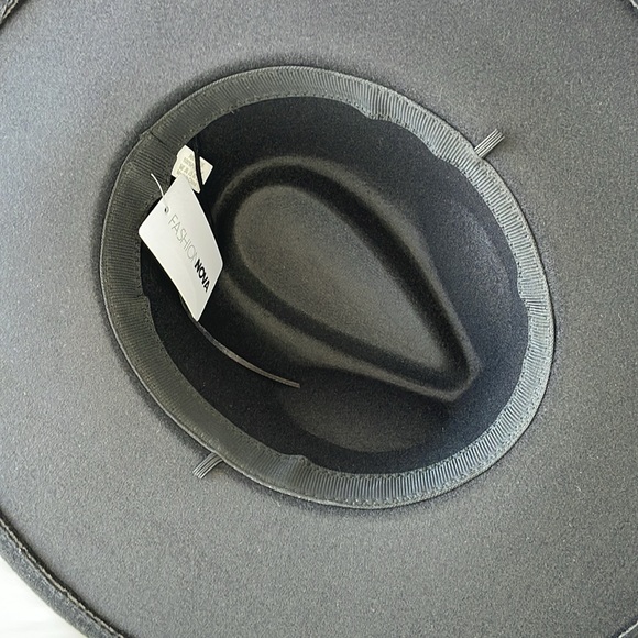 Black Fedora Hat - Picture 8 of 13